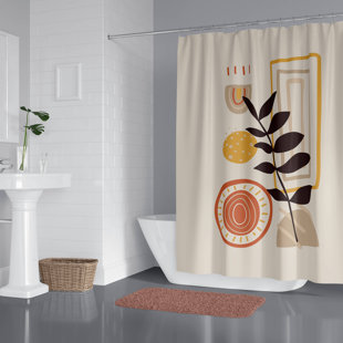 Wet room store shower curtain